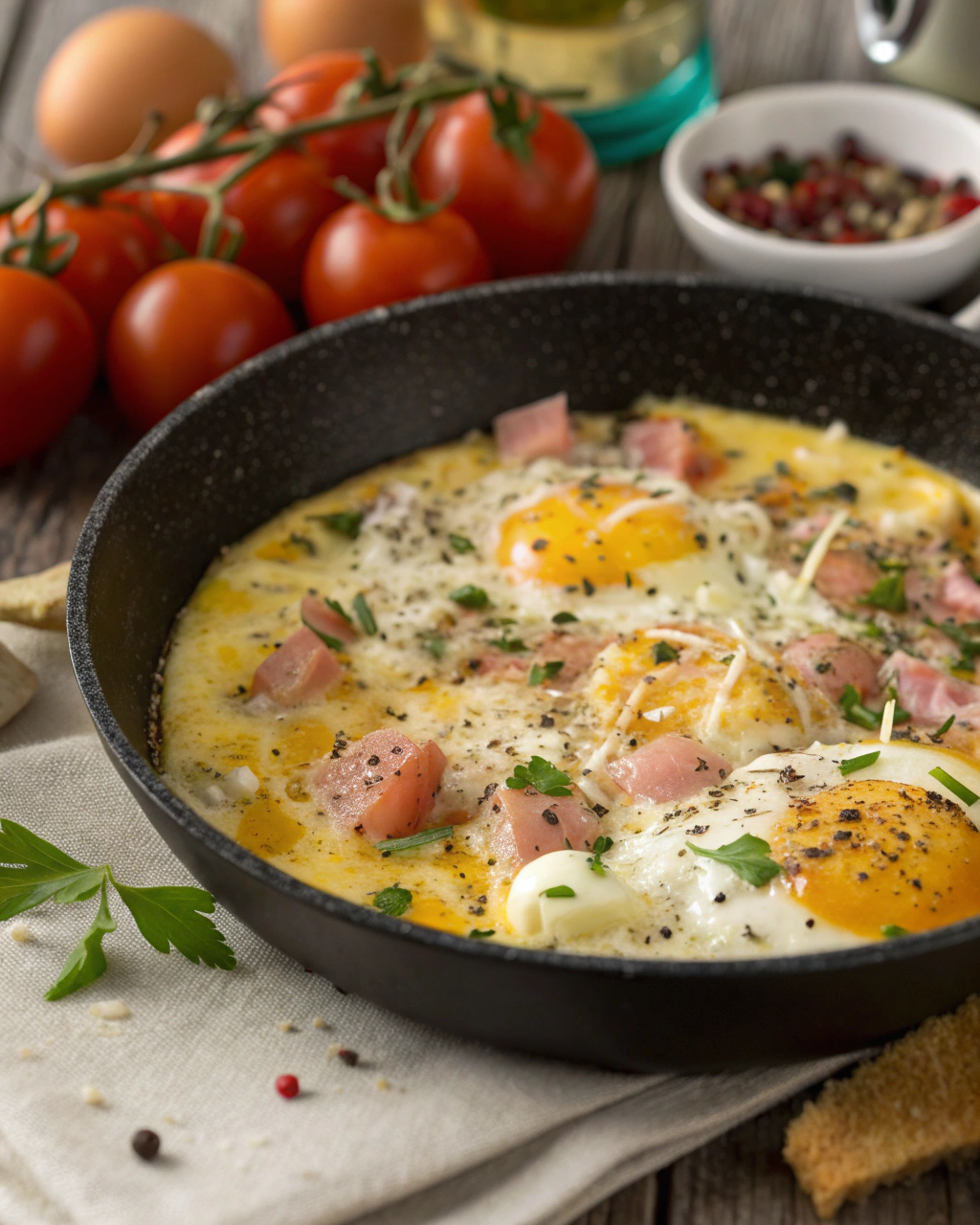 Uova strapazzate alla contadina