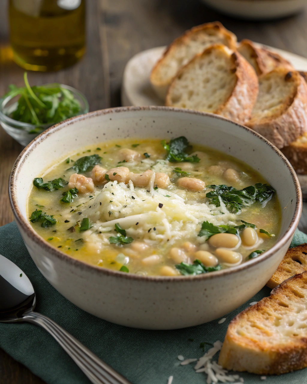Zuppa di fagioli e scarola