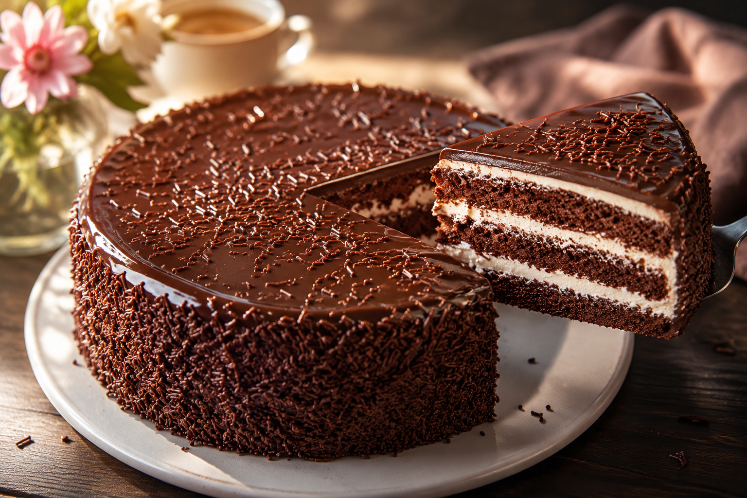 La torta al cioccolato che si prepara in 5 minuti e conquista tutti😍