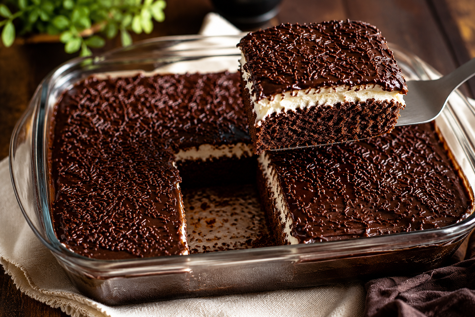 La torta al cioccolato più facile di sempre: solo 5 cucchiai e 1 uovo, si scioglie in bocca 😍