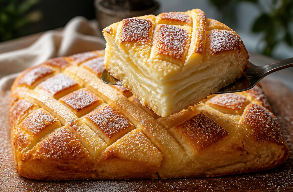 Questa torta araba non è una crostata, ma un tesoro d’oro da 10 minuti 🔥