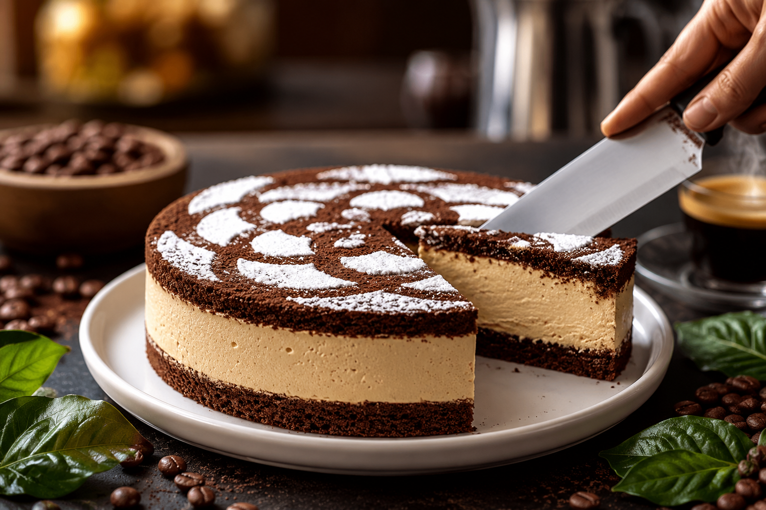 Torta al caffè senza forno: la prepari in 10 minuti e sparisce subito 😍