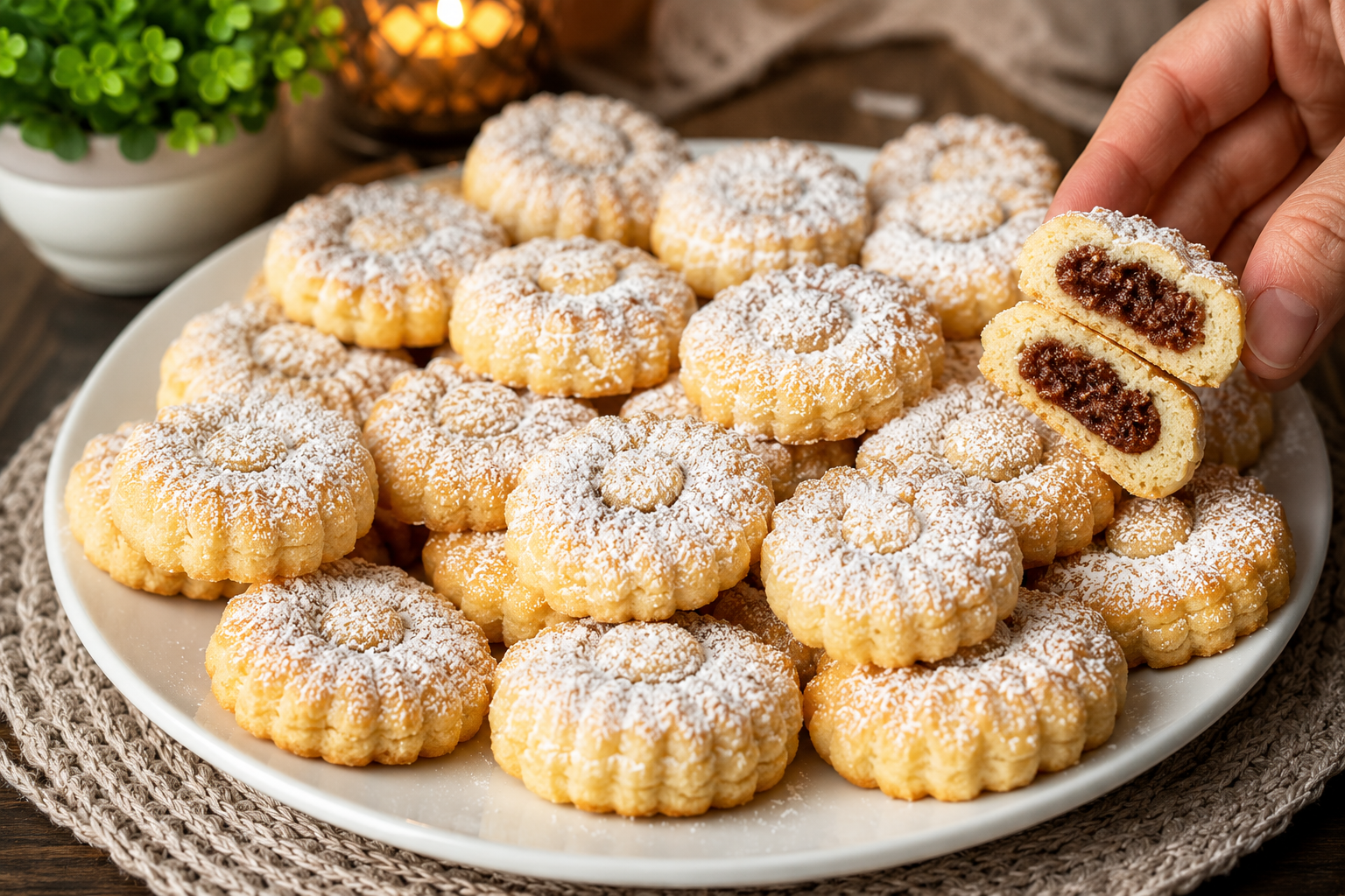Biscotti che si sciolgono in bocca con solo 4 ingredienti, il segreto è pazzesco! 🔥