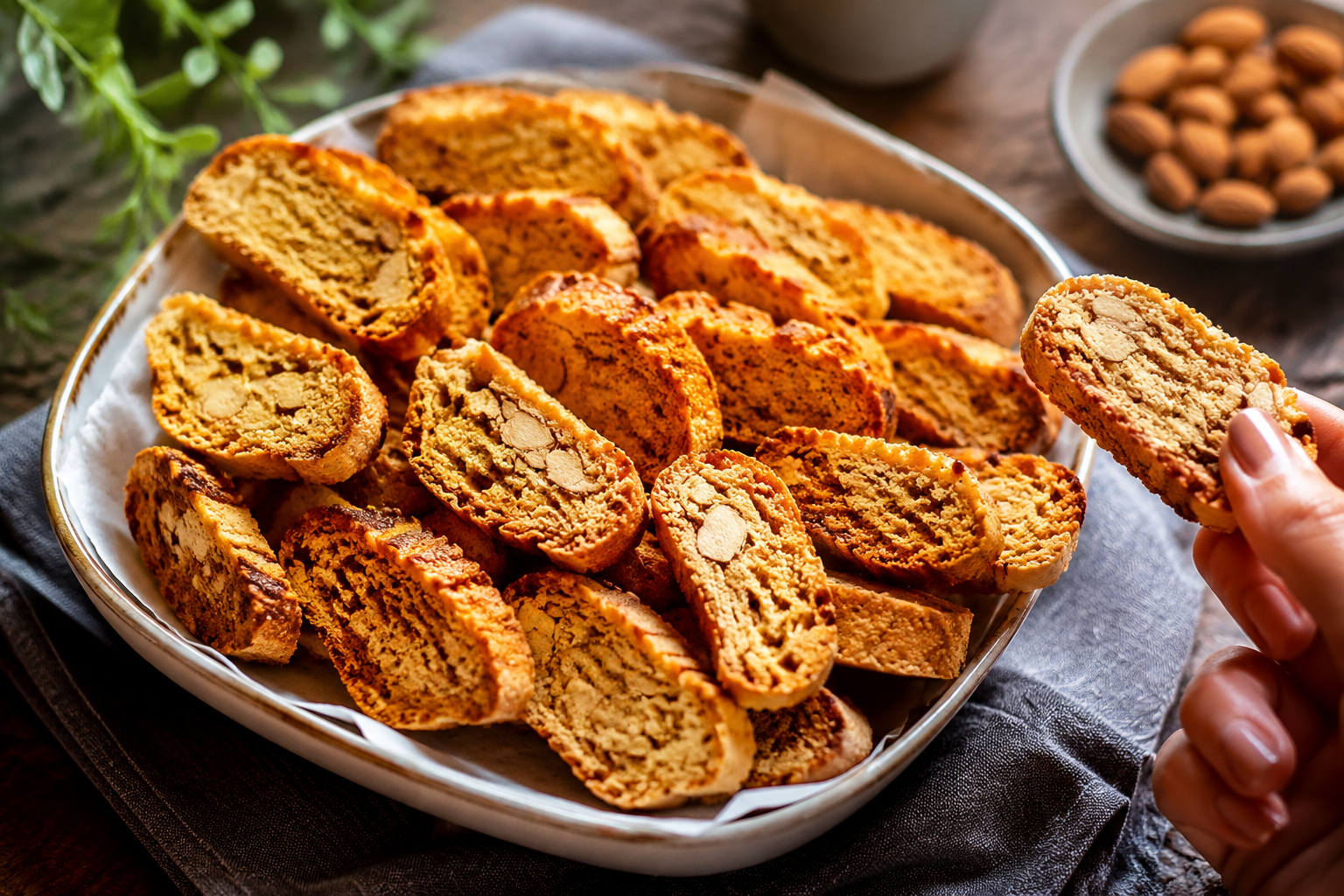 Biscotti che si sciolgono in bocca con solo 4 ingredienti: la dolcezza della semplicità 😍 Descrizione Questi biscotti sono un inno alla semplicità: preparati con appena quattro ingredienti, si caratterizzano per una consistenza soffice e friabile che si scioglie delicatamente in bocca. Sono perfetti per una merenda genuina, accompagnati da una tazza di tè o caffè, e conquisteranno chi ama i dolci fatti in casa senza complicazioni. Informazioni Tempo di preparazione: 10 minuti Tempo di cottura: 15 minuti Numero di porzioni: 20 biscotti circa Difficoltà: Facile Ingredienti Per l'impasto 150 g di burro morbido 100 g di zucchero a velo 200 g di farina 00 1 pizzico di sale Preparazione Preriscalda il forno a 170°C in modalità statica. In una ciotola capiente, mescola il burro morbido con lo zucchero a velo fino a ottenere una crema chiara e omogenea. Aggiungi un pizzico di sale e incorpora gradualmente la farina setacciata, lavorando l'impasto con le mani o con una spatola fino a ottenere un composto liscio e compatto. Evita di lavorare troppo per mantenere la friabilità. Forma delle palline di impasto della dimensione di una noce e disponile su una teglia coperta di carta forno, schiacciandole leggermente con il palmo della mano o con una forchetta. Cuoci in forno per circa 15 minuti, o fino a quando i bordi cominciano a dorarsi leggermente. Lascia raffreddare completamente i biscotti sulla teglia, quindi trasferiscili su una griglia per farli asciugare bene. Consigli Usa burro di buona qualità per ottenere un sapore più ricco e una texture più delicata. Setaccia sempre lo zucchero a velo e la farina per evitare grumi e migliorare la friabilità dei biscotti. Non eccedere nel mescolare l'impasto per evitare che diventi elastico e duro dopo la cottura. Conserva i biscotti in una scatola di latta o contenitore ermetico per mantenere la loro morbidezza più a lungo. Servizio Servi questi biscotti semplici e delicati accompagnati da una tazza di tè caldo, caffè o latte. Sono ideali per una pausa dolce in ogni momento della giornata o per una merenda leggera, perfetti anche come regalo goloso fatto in casa.