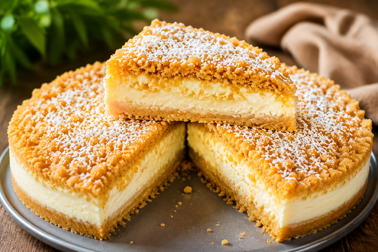 Dolce al limone senza forno e pronto in 10 minuti, con solo 4 ingredienti 😍 Descrizione Questo dolce al limone è una delizia fresca e leggera, perfetta per chi cerca un dessert veloce e senza cottura. Con solo quattro ingredienti, si prepara in soli 10 minuti, regalando un equilibrio irresistibile tra la dolcezza e la nota acidula del limone. Ideale per una merenda estiva o per concludere un pranzo in modo semplice ma gustoso. Informazioni Tempo di preparazione: 10 minuti Tempo di cottura: 0 minuti Numero di porzioni: 4 Difficoltà: Facile Ingredienti Per il dolce 200 ml di panna fresca liquida da montare 100 g di zucchero a velo 2 limoni (succo e scorza grattugiata) 100 g di biscotti secchi (tipo digestive o savoiardi) Preparazione Spezzetta grossolanamente i biscotti e distribuiscili sul fondo di 4 coppette o bicchieri trasparenti, creando uno strato uniforme. In una ciotola, monta la panna fresca con lo zucchero a velo fino a ottenere una consistenza morbida e spumosa. Aggiungi delicatamente la scorza grattugiata e il succo filtrato dei limoni, mescolando con una spatola dal basso verso l’alto per non smontare la panna. Distribuisci la crema al limone sopra lo strato di biscotti in ogni coppetta, livellando la superficie. Lascia raffreddare in frigorifero per almeno 5 minuti prima di servire, per rassodare leggermente il dolce. Consigli Usa limoni non trattati per una pulizia e un sapore migliori, soprattutto per ottenere scorze profumate e sicure. Se preferisci un dolce meno calorico, sostituisci la panna fresca con yogurt greco denso. Per una texture più croccante, puoi aggiungere ai biscotti un po’ di granella di mandorle o noci tritate. Servi il dolce ben freddo e decoralo con qualche fettina sottile di limone o foglioline di menta fresca per un tocco elegante. Servizio Servi questo dolce in coppette monoporzione trasparenti per esaltare gli strati e il colore invitante. È perfetto come dessert estivo leggero o per una merenda raffinata. Puoi accompagnarlo con una tazza di tè verde o un vino bianco frizzante delicato per esaltare la freschezza degli agrumi.