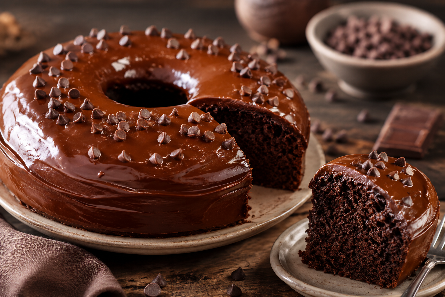 La ciambella al cioccolato che si scioglie in bocca in meno di 10 minuti 🔥 Descrizione Questa ciambella al cioccolato è un dessert morbido e umido, con un sapore intenso di cacao che si scioglie letteralmente in bocca. Perfetta per chi desidera preparare una torta golosa in pochissimo tempo, grazie alla sua cottura rapida e alla facilità degli ingredienti. Ideale per un fine pasto veloce o una merenda super golosa. Informazioni Tempo di preparazione: 5 minuti Tempo di cottura: 8-10 minuti Numero di porzioni: 6 Difficoltà: Facile Ingredienti Per l'impasto 60 g di farina 00 40 g di cacao amaro in polvere 80 g di zucchero semolato 1 uovo grande 80 ml di latte intero 50 ml di olio di semi di girasole 1 cucchiaino di lievito per dolci 1 pizzico di sale 50 g di cioccolato fondente a pezzetti (facoltativo) Preparazione Preriscalda il forno a 180°C e imburra uno stampo per ciambella di circa 18 cm di diametro o rivestilo con carta da forno. In una ciotola capiente, setaccia insieme farina, cacao, lievito e sale per evitare grumi. In un'altra ciotola, sbatti l’uovo con lo zucchero fino a ottenere un composto chiaro e spumoso. Aggiungi il latte e l’olio al composto di uova, mescolando delicatamente. Incorpora gradualmente gli ingredienti secchi nel composto liquido, mescolando con una spatola fino a ottenere un impasto liscio e omogeneo. Se desideri, unisci i pezzetti di cioccolato fondente per un effetto extra scioglievole. Versa l’impasto nello stampo e livella la superficie. Cuoci in forno per 8-10 minuti, controllando la cottura con uno stecchino: la ciambella deve risultare morbida ma asciutta all’interno. Sforna e lascia raffreddare per qualche minuto prima di sformare e servire. Consigli Usa ingredienti a temperatura ambiente per un impasto più omogeneo e leggero. Il cioccolato fondente a pezzetti può essere sostituito con gocce di cioccolato per una distribuzione più uniforme nel dolce. Non cuocere eccessivamente la ciambella: la sua morbidezza e scioglievolezza dipendono dalla breve cottura. Per una versione ancora più golosa, servi la ciambella con una spolverata di zucchero a velo o una pallina di gelato alla vaniglia. Servizio Servi la ciambella tiepida accompagnata da una tazza di tè o caffè per una pausa dolce e veloce. Ottima anche come dessert improvvisato, si presta bene a essere arricchita con panna montata o crema di mascarpone per un tocco ancora più raffinato.