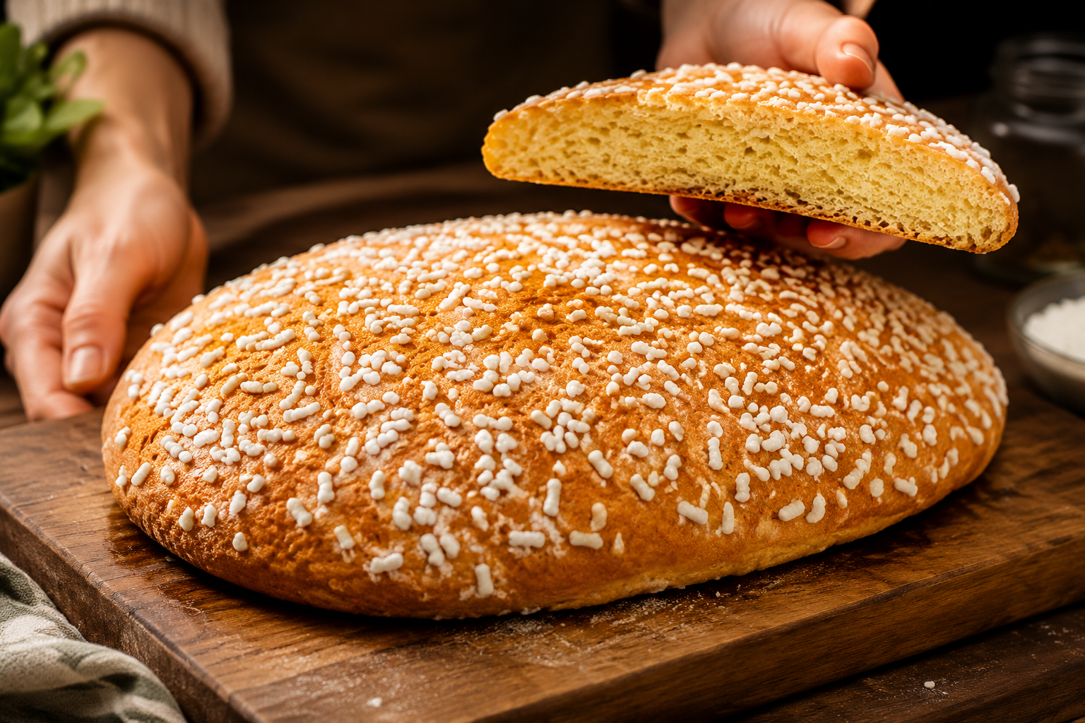 La ciambella della tradizione romagnola pronta in 10 minuti: il dolce che conquista ogni settimana 🍰 Descrizione La ciambella romagnola è un dolce semplice e genuino, tipico delle colazioni e delle merende della tradizione romagnola. Soffice, profumata al limone e arricchita da un leggero aroma di anice, questa ciambella si prepara in pochissimo tempo e conquista con il suo sapore casalingo e avvolgente. Perfetta da gustare con un buon caffè o una tazza di tè in famiglia o con gli amici. Informazioni Tempo di preparazione: 10 minuti Tempo di cottura: 35 minuti Numero di porzioni: 8 Difficoltà: Facile Ingredienti Per l'impasto 300 g di farina 00 150 g di zucchero 3 uova medie 100 ml di latte intero 80 ml di olio di semi di girasole 1 bustina di lievito per dolci (16 g) 1 limone biologico (scorza grattugiata) 1 cucchiaino di semi di anice (facoltativo) Un pizzico di sale Preparazione Preriscalda il forno a 180°C in modalità statico e imburra uno stampo a ciambella da 24 cm di diametro o rivestilo con carta forno. In una ciotola capiente, monta leggermente le uova con lo zucchero fino a ottenere un composto chiaro e spumoso. Aggiungi il latte e l'olio a filo, continuando a mescolare con una frusta per amalgamare bene. Setaccia la farina con il lievito e il pizzico di sale, quindi unisci gradualmente al composto umido, mescolando delicatamente per evitare grumi. Aggiungi la scorza grattugiata del limone e i semi di anice, se li utilizzi, e mescola per distribuire uniformemente gli aromi. Versa l’impasto nello stampo preparato, livella la superficie con una spatola e inforna per circa 35 minuti. Verifica la cottura con uno stecchino: deve uscire asciutto. Sforna e lascia raffreddare la ciambella nello stampo per 10 minuti prima di sformarla. Consigli Per un gusto più intenso, usa un limone ben profumato e biologico per evitare pesticidi sulla scorza. Se non ami i semi di anice, puoi sostituirli con un cucchiaino di estratto di vaniglia naturale. Non aprire il forno nei primi 20 minuti di cottura per evitare che la ciambella si sgonfi. Conserva la ciambella in un contenitore ermetico per mantenerla soffice per diversi giorni. Servizio Servi la ciambella romagnola a colazione o a merenda accompagnandola con una tazza di latte caldo, caffè o tè. Ideale anche per un picnic o un momento di condivisione famigliare, puoi accompagnarla con marmellata fatta in casa o spolverarla con zucchero a velo per una presentazione semplice ma elegante.