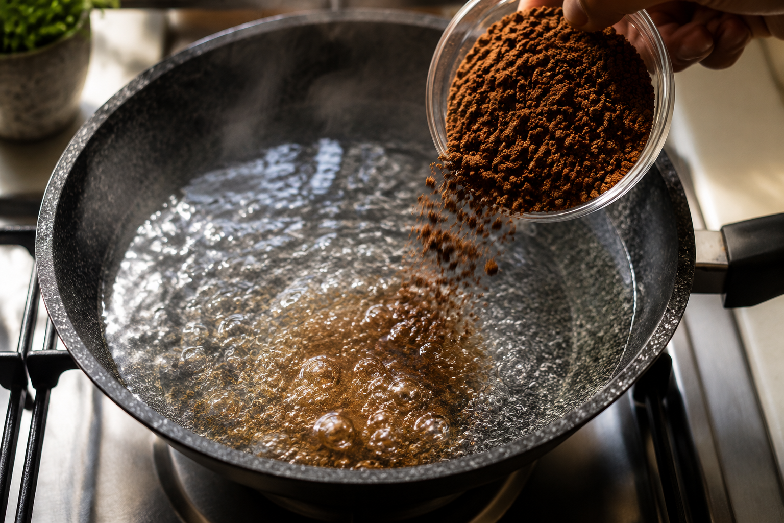 La cioccolata calda perfetta in 5 minuti: solo cacao e acqua bollente, scopri il trucco 🔥