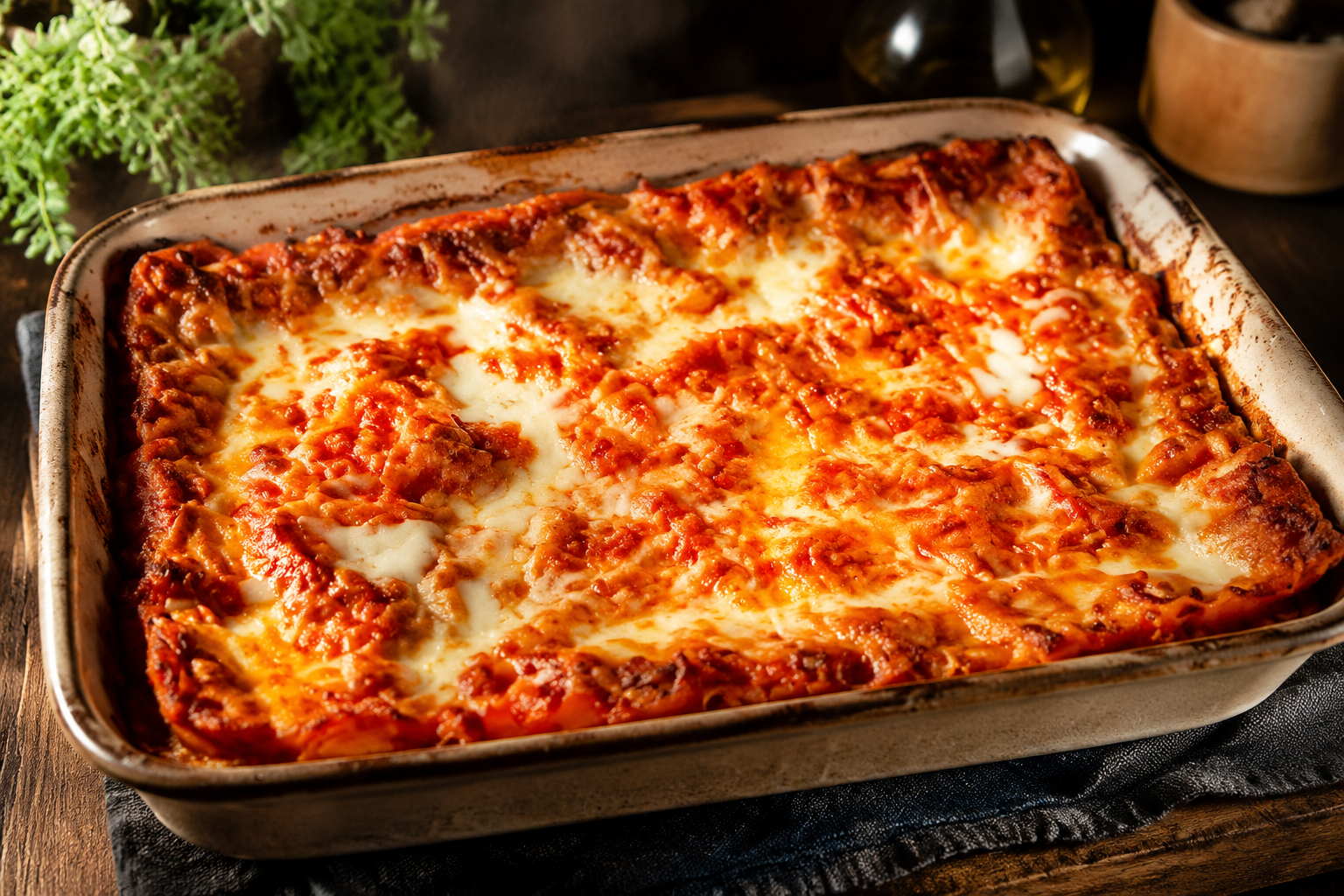 La lasagna fatta in casa che conquista tutti in meno di un’ora 🔥 Descrizione Questa lasagna fatta in casa è una versione veloce e gustosa della classica ricetta italiana, pensata per chi ama i sapori tradizionali ma ha poco tempo a disposizione. Strati cremosi di besciamella, ragù saporito e pasta fresca si uniscono in un piatto ricco e appagante, perfetto per una cena in famiglia o tra amici. Prepararla in meno di un’ora è possibile grazie a qualche piccolo accorgimento senza rinunciare al gusto autentico. Informazioni Tempo di preparazione: 25 minuti Tempo di cottura: 30 minuti Numero di porzioni: 6 persone Difficoltà: Media Ingredienti Per la pasta fresca 250 g di farina 00 2 uova medie un pizzico di sale Per il ragù veloce 300 g di carne macinata mista (manzo e maiale) 1 cipolla piccola 1 spicchio d’aglio 400 g di passata di pomodoro 2 cucchiai di olio extravergine d’oliva Sale q.b. Pepe q.b. 1 foglia di alloro Per la besciamella 500 ml di latte intero 40 g di burro 40 g di farina 00 Un pizzico di noce moscata Sale q.b. Per la composizione 150 g di mozzarella 100 g di parmigiano grattugiato Burro q.b. per imburrare la teglia Preparazione Prepara la pasta: forma la fontana con la farina e aggiungi le uova e un pizzico di sale al centro. Impasta energicamente fino a ottenere un composto liscio ed elastico, quindi copri con pellicola e lascia riposare per 15 minuti. Prepara il ragù veloce: trita finemente la cipolla e l’aglio, quindi falli rosolare in una padella con olio extravergine d’oliva. Aggiungi la carne macinata e fai dorare per qualche minuto, poi versa la passata di pomodoro, l’alloro, sale e pepe. Cuoci a fuoco medio-basso per 20 minuti, mescolando di tanto in tanto. Prepara la besciamella: in un pentolino, sciogli il burro a fuoco medio, aggiungi la farina tutta insieme e mescola energicamente con una frusta per un paio di minuti. Versa il latte caldo poco alla volta continuando a mescolare finché la salsa si addensa. Regola di sale e aggiungi una spolverata di noce moscata. Stendi la pasta con un mattarello o una macchina per la pasta fino a ottenere sfoglie sottili di circa 2 mm. Imburra una teglia da forno e inizia a comporre la lasagna: stendi uno strato sottile di besciamella, poi un primo strato di pasta, uno strato di ragù, cubetti di mozzarella, un po’ di parmigiano e besciamella. Ripeti gli strati fino a esaurire gli ingredienti, terminando con mozzarella e parmigiano per una crosticina dorata. Cuoci in forno preriscaldato a 180°C per 30 minuti circa, finché la superficie sarà ben dorata e il ripieno fumante. Lascia riposare la lasagna per 5-10 minuti prima di tagliare e servire, in modo che i sapori si assestino e si tagli più facilmente. Consigli Per accelerare la cottura, puoi utilizzare la pasta fresca pronta o le sfoglie di lasagna precotte senza necessità di bollitura. La besciamella può essere preparata in anticipo e tenuta a temperatura ambiente o riscaldata dolcemente prima dell’uso. Taglia la mozzarella a pezzetti piccoli per distribuirla uniformemente e evitare che rilasci troppa acqua in cottura. Lascia sempre riposare la lasagna dopo la cottura per migliorare la consistenza e il sapore. Servizio Servi la lasagna calda, accompagnata da un’insalata fresca di stagione o un contorno di verdure grigliate. È perfetta per cene conviviali e rappresenta un comfort food ideale nelle serate più fresche. Un buon vino rosso corposo, come un Chianti o un Montepulciano, completa alla perfezione questo piatto rustico e appagante.