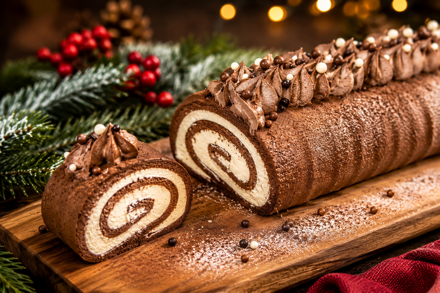 La ricetta dei tronchetti di Natale senza cottura che si sciolgono in 10 minuti 🔥