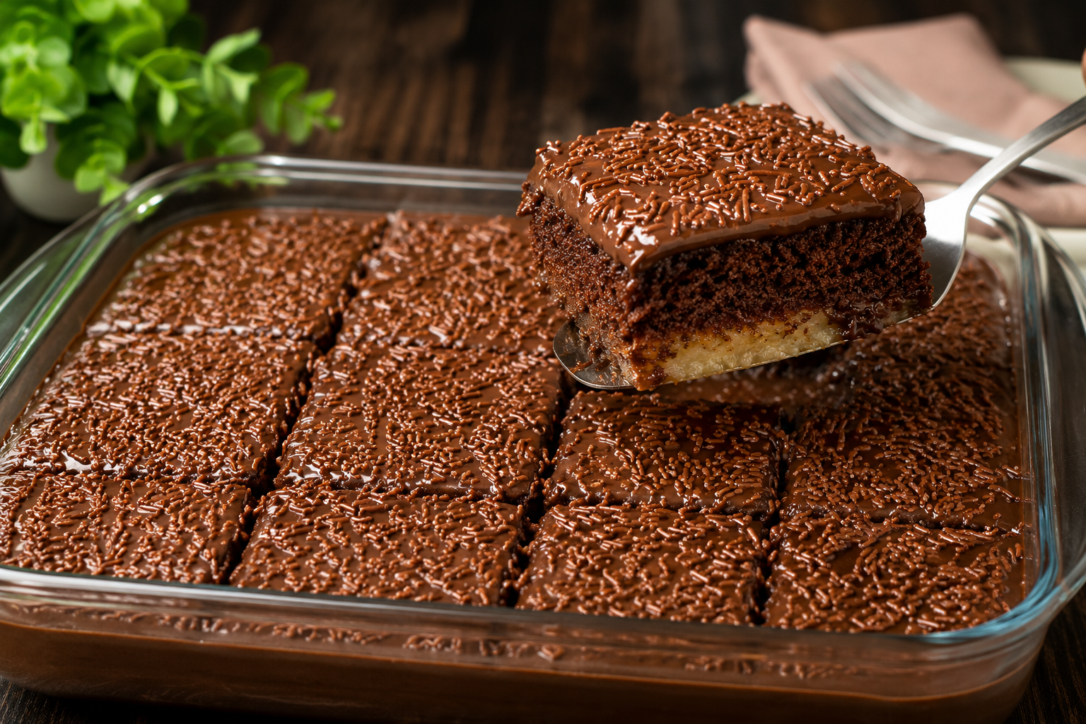 La torta al cioccolato che si scioglie in bocca con solo 8 cucchiai di ingredienti 😍