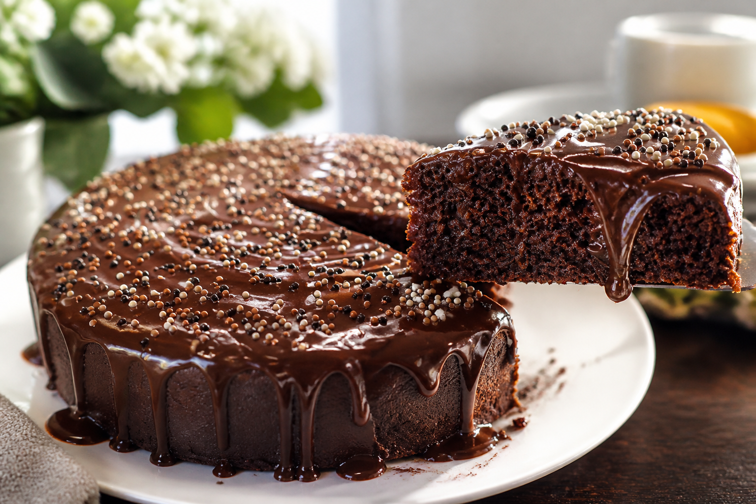 La torta al cioccolato che si scioglie in bocca in meno di 30 minuti 😍