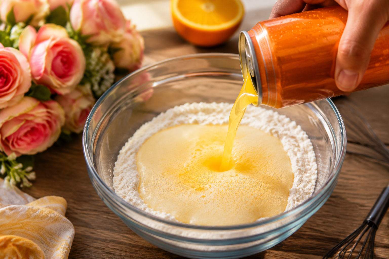 La torta della nonna con un ingrediente segreto: la Fanta nell’impasto che conquista 🔥