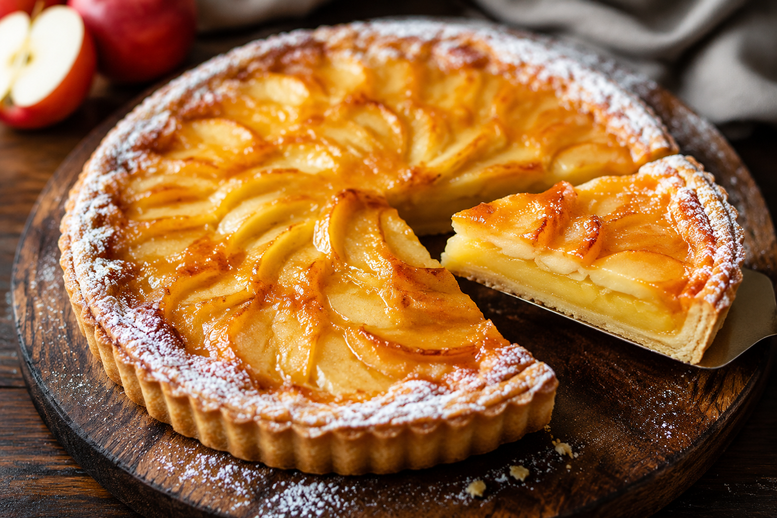 La torta di mele della nonna che conquisterà tutti in meno di un’ora 👌 Descrizione La torta di mele della nonna è un classico intramontabile della cucina italiana, semplice ma ricca di gusto. Soffice, profumata e avvolta dal delicato aroma delle mele e della cannella, è perfetta per qualsiasi momento della giornata. Questa versione si prepara in meno di un’ora, ideale per una dolce pausa o un dessert all’ultimo minuto. Informazioni Tempo di preparazione: 20 minuti Tempo di cottura: 35 minuti Numero di porzioni: 8 Difficoltà: Facile Ingredienti Per l'impasto 200 g di farina 00 150 g di zucchero 3 uova medie 100 ml di olio di semi di girasole 100 ml di latte a temperatura ambiente 1 bustina di lievito per dolci (16 g) 1 pizzico di sale 1 cucchiaino di estratto di vaniglia o zucchero vanigliato 1 cucchiaino di cannella in polvere (facoltativo) Per il ripieno e decorazione 3 mele medie (preferibilmente Golden o Renette) 30 g di zucchero di canna Succo di mezzo limone Zucchero a velo q.b. per spolverare (facoltativo) Preparazione Preriscalda il forno a 180°C in modalità statica e imburra o fodera con carta forno una tortiera di 24 cm di diametro. Sbuccia le mele, tagliale a fettine sottili e spruzzale con il succo di limone per evitare che anneriscano. Metti da parte. In una ciotola ampia, monta le uova con lo zucchero fino a ottenere un composto chiaro e spumoso (circa 5 minuti con fruste elettriche). Aggiungi l’olio a filo insieme al latte e l’estratto di vaniglia, continuando a mescolare delicatamente. Setaccia farina, lievito, cannella e un pizzico di sale; incorporali poco per volta al composto liquido mescolando con una spatola o cucchiaio di legno, evitando di smontare il tutto. Versa metà dell’impasto nello stampo preparato e distribuisci uniformemente metà delle fettine di mela sopra. Copri con il resto dell’impasto e completa con le fettine di mela rimanenti, spolvera con lo zucchero di canna per una delicata crosticina caramellata. Inforna nel ripiano centrale e cuoci per circa 35 minuti senza aprire il forno. Controlla la cottura con uno stecchino: deve uscire asciutto. Estrai la torta dal forno, lascia raffreddare su una gratella per 15 minuti prima di sformarla. Spolvera con zucchero a velo prima di servire per un tocco in più di dolcezza e un aspetto ancora più invitante. Consigli Usa mele ben sode per evitare che si sfaldino durante la cottura. Se preferisci un sapore più intenso, aggiungi una punta di noce moscata o scorza di limone grattugiata all’impasto. Puoi sostituire l’olio di semi con burro fuso per una consistenza più ricca e tradizionale. Per una versione più leggera, utilizza yogurt al posto del latte, mantenendo la stessa quantità. Servizio Servi la torta di mele della nonna leggermente tiepida o a temperatura ambiente, accompagnata da una tazza di tè o un caffè. Perfetta per merende in famiglia, colazioni o come dolce dopo pasto, conquista grandi e piccoli con il suo sapore genuino e avvolgente.