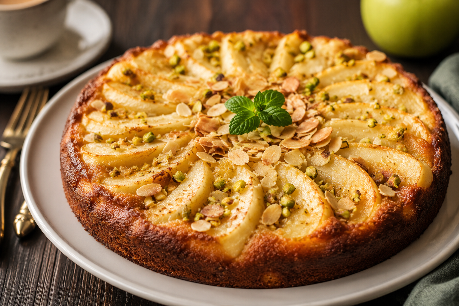 La torta di mele senza farina e zucchero che conquisterà tutti in 10 minuti 🍎👌