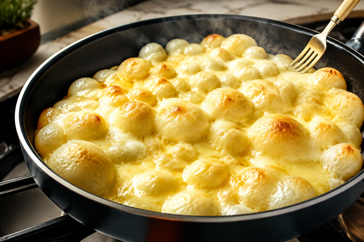La vecchia ricetta della nonna: pasta fatta versando la farina nell’acqua bollente 👌 Descrizione Questa ricetta tradizionale rappresenta un metodo antico e semplice per preparare la pasta in casa, versando la farina direttamente nell’acqua bollente. Il risultato è una pasta rustica, dalla consistenza morbida e autentica, tipica delle case contadine dove ogni ingrediente veniva valorizzato al massimo. Perfetta per chi vuole riscoprire i sapori genuini di un tempo e portare in tavola un piatto semplice ma pieno di gusto. Informazioni Tempo di preparazione: 15 minuti Tempo di cottura: 10 minuti Numero di porzioni: 4 persone Difficoltà: Facile Ingredienti Per la pasta 250 g di farina 00 300 ml di acqua 1 cucchiaino di sale 1 cucchiaio di olio extravergine d'oliva (opzionale) Per condire (opzionale) 30 g di burro 2-3 foglie di salvia fresca parmigiano grattugiato q.b. sale e pepe q.b. Preparazione Porta a ebollizione 300 ml di acqua in una pentola capiente aggiungendo un cucchiaino di sale. Appena l’acqua bolle, togli la pentola dal fuoco e versa la farina tutta in una volta, mescolando energicamente con un cucchiaio di legno o una frusta per evitare grumi. Rimetti la pentola sul fuoco basso e continua a mescolare il composto, che inizierà ad addensarsi e diventare una sorta di impasto piuttosto morbido e colloso. Cuoci a fuoco basso per circa 5-7 minuti, sempre mescolando, finché la pasta si stacca dalle pareti della pentola e assume una consistenza vellutata e compatta. Togli dal fuoco e lascia riposare per qualche minuto. In una padella, sciogli il burro con la salvia finché diventa profumato, poi aggiungi la pasta e saltala delicatamente. Servi la pasta calda con una spolverata di parmigiano grattugiato e una macinata di pepe nero a piacere. Consigli Usa una frusta per mescolare la farina nell’acqua bollente così eviterai i grumi. Se preferisci una pasta più ricca, aggiungi un cucchiaio di olio extravergine d’oliva nell’impasto non appena versi la farina nell’acqua. Questa pasta fatta in casa è ideale se consumata subito, ma puoi conservarla in frigorifero ben coperta per 1 giorno e riscaldarla saltandola in padella. Per un gusto ancora più rustico, prova ad arricchire il condimento con un po’ di aglio soffritto nel burro insieme alla salvia. Servizio Servi questa pasta casalinga in piatti caldi, accompagnata da un secondo semplice come un arrosto di carne o delle verdure grigliate. È perfetta anche per un pranzo familiare informale, dove il profumo della salvia e del burro aggiunge quel tocco di nostalgia e calore che solo le ricette della nonna sanno regalare.