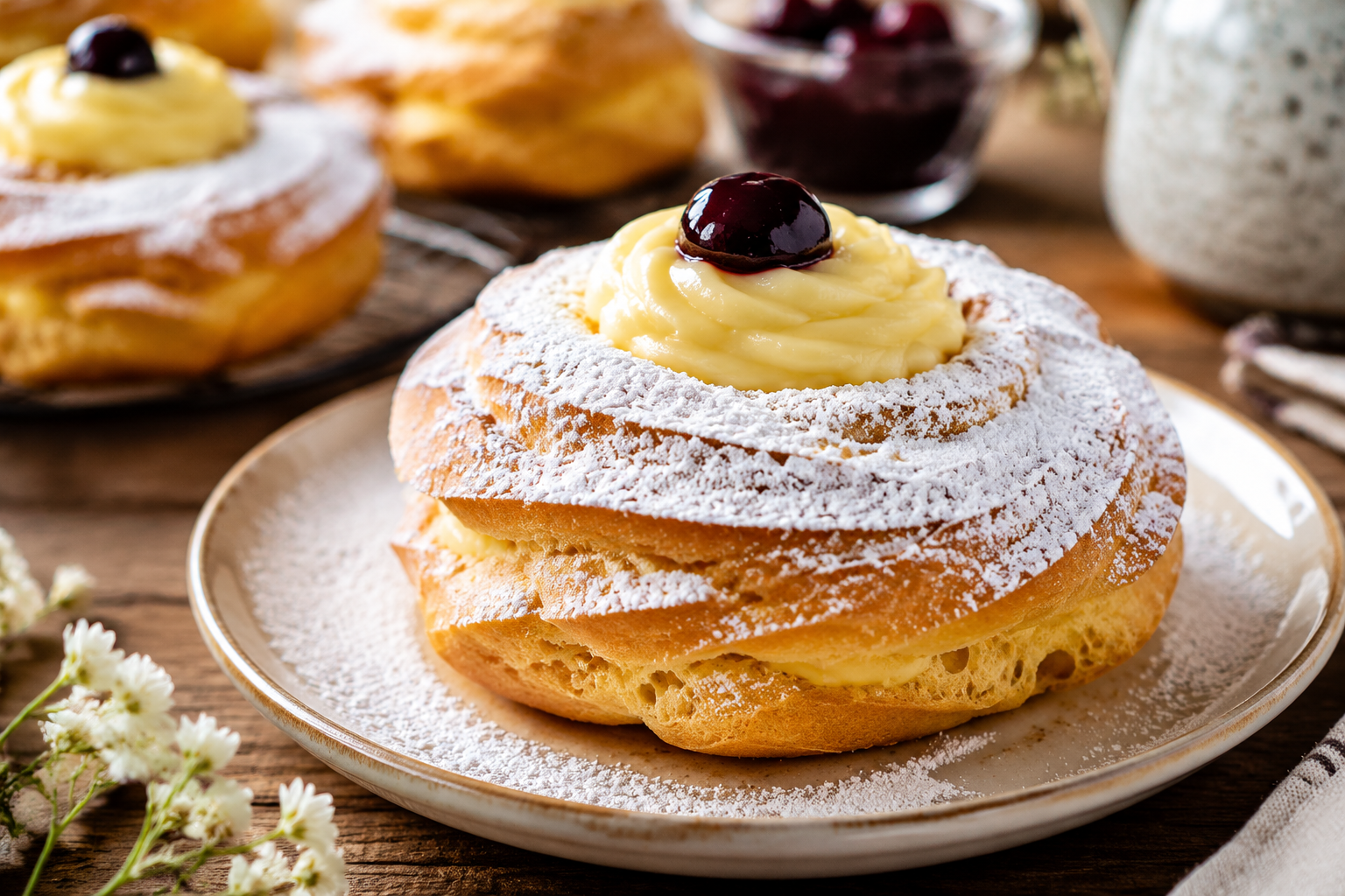 Le zeppole di San Giuseppe leggere e con crema al limone: la ricetta infallibile da provare 🍋