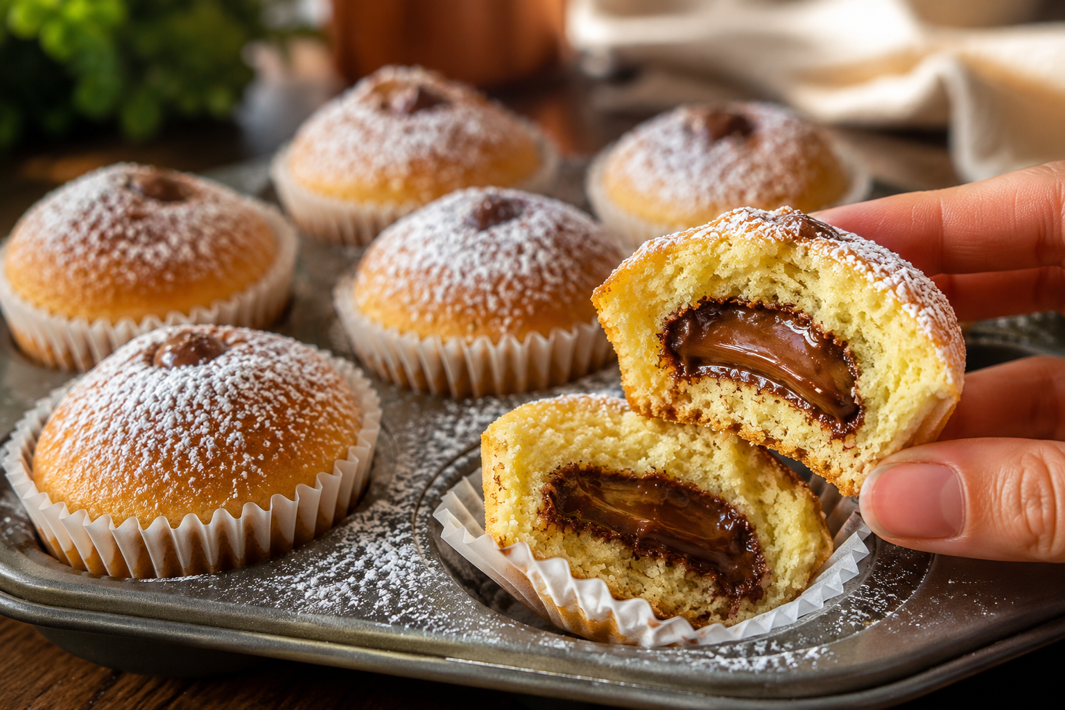 Muffin soffici e leggeri in 5 minuti: la ricetta semplice con solo 2 uova 🔥