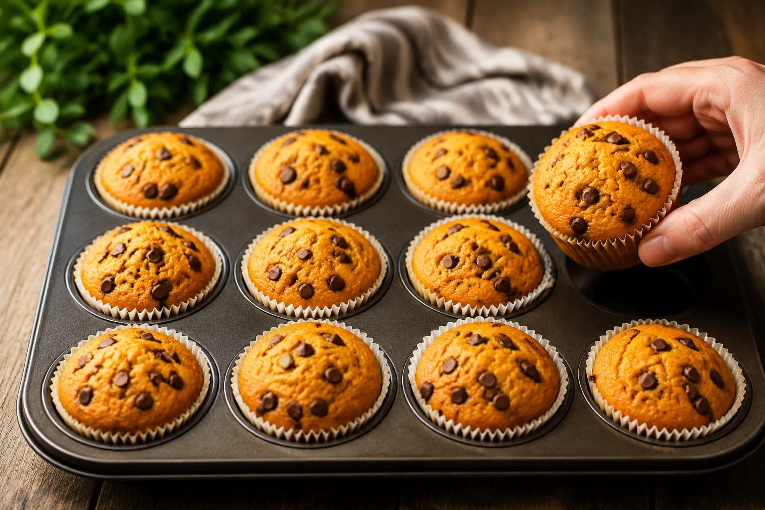 Muffin zucca e cioccolato, morbidi e soffici in 30 minuti, il dolce perfetto per Halloween 🎃 Descrizione I muffin zucca e cioccolato sono dolcetti soffici e umidi, caratterizzati dal delicato gusto della zucca unito alla golosità del cioccolato fondente. Morbidi, profumati e semplici da preparare, sono l'ideale per una merenda autunnale o per festeggiare Halloween in modo gustoso e divertente. Informazioni Tempo di preparazione: 15 minuti Tempo di cottura: 15 minuti Numero di porzioni: 12 muffin Difficoltà: Facile Ingredienti Per l'impasto 250 g di purea di zucca cotta (zucca già pulita e cotta al forno o al vapore) 200 g di farina 00 100 g di zucchero di canna 2 uova medie 80 ml di olio di semi (mais o girasole) 1 cucchiaino di cannella in polvere 1/2 cucchiaino di noce moscata grattugiata 1 bustina di lievito per dolci (circa 16 g) 1 pizzico di sale Per il cioccolato 100 g di gocce di cioccolato fondente (o cioccolato fondente tritato grossolanamente) Preparazione Preriscalda il forno a 180°C e prepara una teglia da muffin con i pirottini di carta. In una ciotola capiente, sbatti le uova con lo zucchero fino a ottenere un composto chiaro e spumoso. Aggiungi l’olio di semi a filo continuando a mescolare delicatamente. Incorpora la purea di zucca, mescolando bene per amalgamare tutti gli ingredienti liquidi. In un’altra ciotola setaccia la farina con il lievito, la cannella, la noce moscata e il sale. Unisci gli ingredienti secchi al composto liquido, mescolando con una spatola o un cucchiaio di legno senza lavorare troppo l’impasto per non renderlo duro. Aggiungi le gocce di cioccolato e distribuiscile bene nell'impasto. Riempie i pirottini fino a circa 3/4 della loro capacità con l'impasto. Cuoci in forno già caldo per 15-18 minuti, o fino a quando i muffin risultano dorati in superficie e uno stecchino inserito al centro esce pulito. Lascia raffreddare i muffin per qualche minuto nella teglia, poi trasferiscili su una griglia per farli raffreddare completamente. Consigli Usa zucca dolce e ben cotta, come la zucca mantovana o quella violina, per un sapore più intenso e una consistenza morbida. Per una variante più golosa, aggiungi un cucchiaio di zucchero di canna scuro o un pizzico di zenzero in polvere. Non mescolare troppo l’impasto per evitare che i muffin diventino compatti e meno soffici. Conserva i muffin in un contenitore ermetico a temperatura ambiente per 2-3 giorni, oppure congelali per averli pronti all’occorrenza. Servizio Servi i muffin zucca e cioccolato tiepidi o a temperatura ambiente, magari accompagnati da una tazza di tè speziato o una cioccolata calda. Sono perfetti per una festa di Halloween o una merenda autunnale, decorati con un po’ di zucchero a velo o una crema leggera al formaggio spalmabile aromatizzata alla vaniglia.