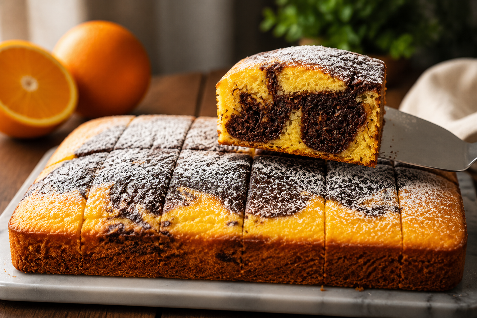 Questa torta all’arancia si prepara in 5 minuti e si scioglie in bocca 😍 Descrizione Questa torta all’arancia è un dolce soffice e profumato, dal sapore fresco e avvolgente. Perfetta per ogni occasione, si prepara rapidamente in soli 5 minuti e si distingue per la sua consistenza leggera che si scioglie in bocca. La scorza e il succo d’arancia donano al dolce un tocco agrumato irresistibile, ideale per una merenda o un fine pasto delicato. Informazioni Tempo di preparazione: 5 minuti Tempo di cottura: 35 minuti Numero di porzioni: 8 porzioni Difficoltà: Facile Ingredienti Per l’impasto 200 g di farina 00 180 g di zucchero 3 uova medie 80 ml di olio di semi di girasole 120 ml di succo d’arancia fresco La scorza grattugiata di 2 arance biologiche 1 bustina di lievito per dolci (16 g) Un pizzico di sale Preparazione Preriscalda il forno a 180°C in modalità statica e imburra e infarina uno stampo da 22 cm di diametro. In una ciotola capiente, monta le uova con lo zucchero utilizzando una frusta elettrica fino a ottenere un composto chiaro e spumoso. Aggiungi l’olio di semi a filo continuando a mescolare delicatamente. Incorpora la scorza grattugiata e il succo d’arancia, mescolando con cura per amalgamare bene tutti gli ingredienti liquidi. Setaccia insieme la farina, il lievito e un pizzico di sale, quindi aggiungili gradualmente al composto, mescolando dal basso verso l’alto per non smontare il tutto. Versa l’impasto nello stampo preparato e livella la superficie con una spatola. Cuoci in forno per 30-35 minuti, verificando la cottura con uno stecchino che dovrà uscire asciutto. Lascia raffreddare la torta nello stampo per 10 minuti, poi sformala e falla raffreddare completamente su una gratella. Consigli Utilizza arance biologiche per evitare pesticidi e poter usare la scorza senza rischi. Per un gusto ancora più intenso, puoi aggiungere un cucchiaino di estratto di vaniglia all’impasto. Evita di aprire il forno durante i primi 20 minuti di cottura per non compromettere la lievitazione. Conserva la torta in un contenitore chiuso o sotto una campana di vetro per mantenerla morbida più a lungo. Servizio Servi la torta all’arancia a temperatura ambiente, magari accompagnata da una tazza di tè o un caffè. Per un tocco elegante, spolvera la superficie con zucchero a velo o guarnisci con fettine sottili di arancia fresca. È perfetta come dessert leggero o come dolce da colazione e merenda per tutta la famiglia.