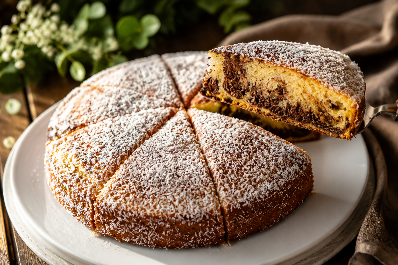 Torta al limone pronta in 5 minuti, senza burro e con solo 3 ingredienti 🔥