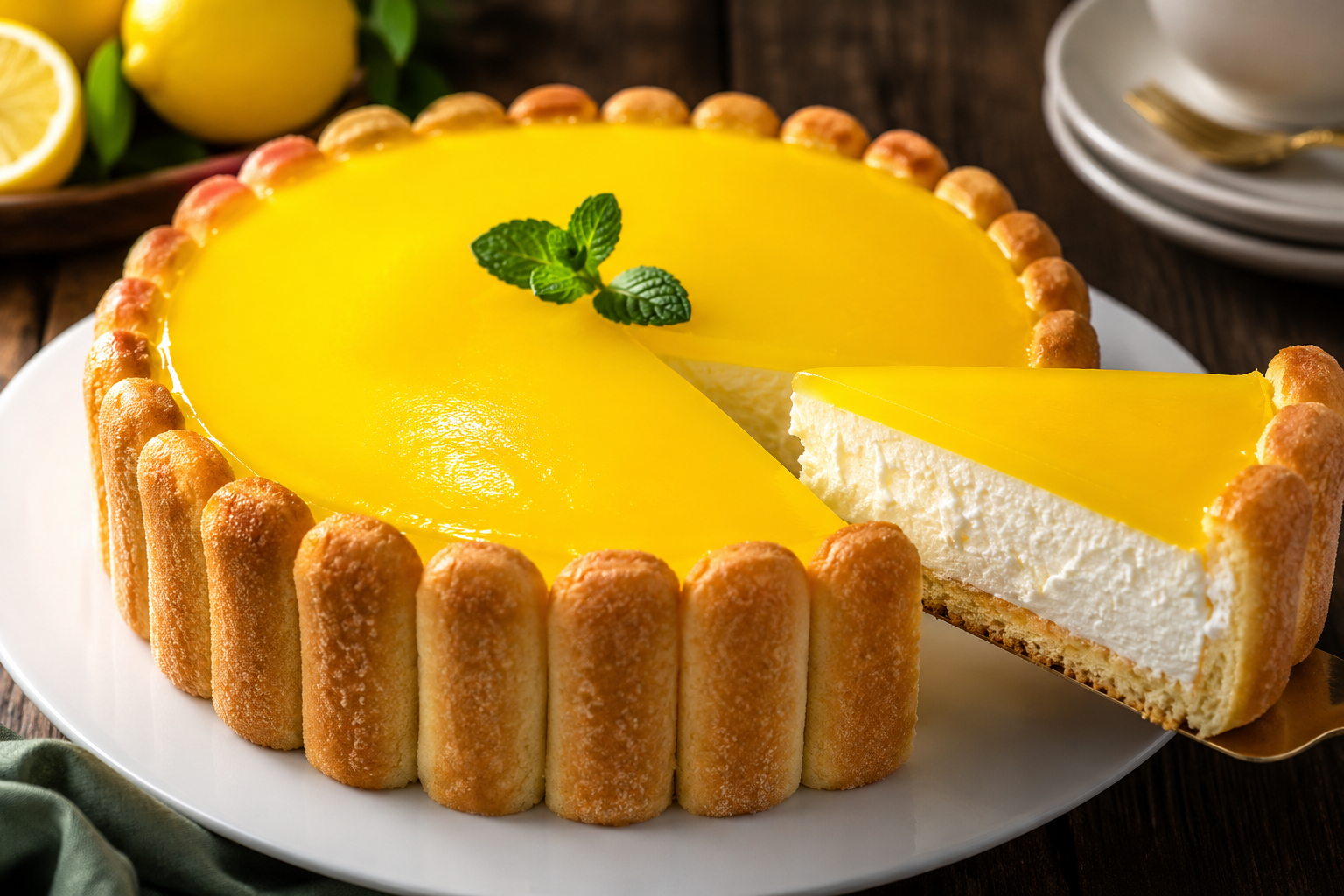Torta al limone senza forno pronta in 10 minuti: il segreto per un dessert perfetto👌
