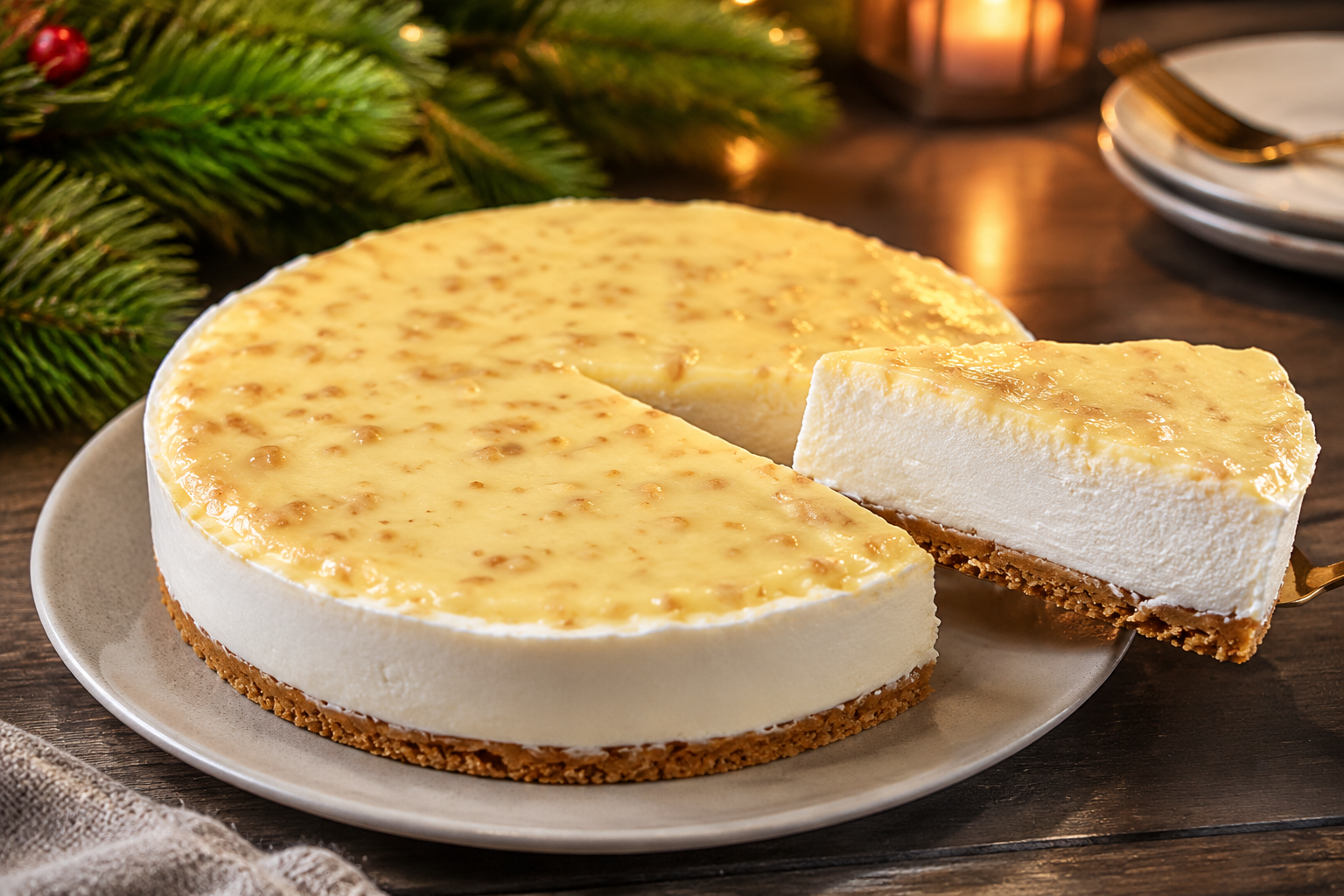 Torta di Natale senza forno che si scioglie in bocca: pronta in pochi minuti 👌🎄