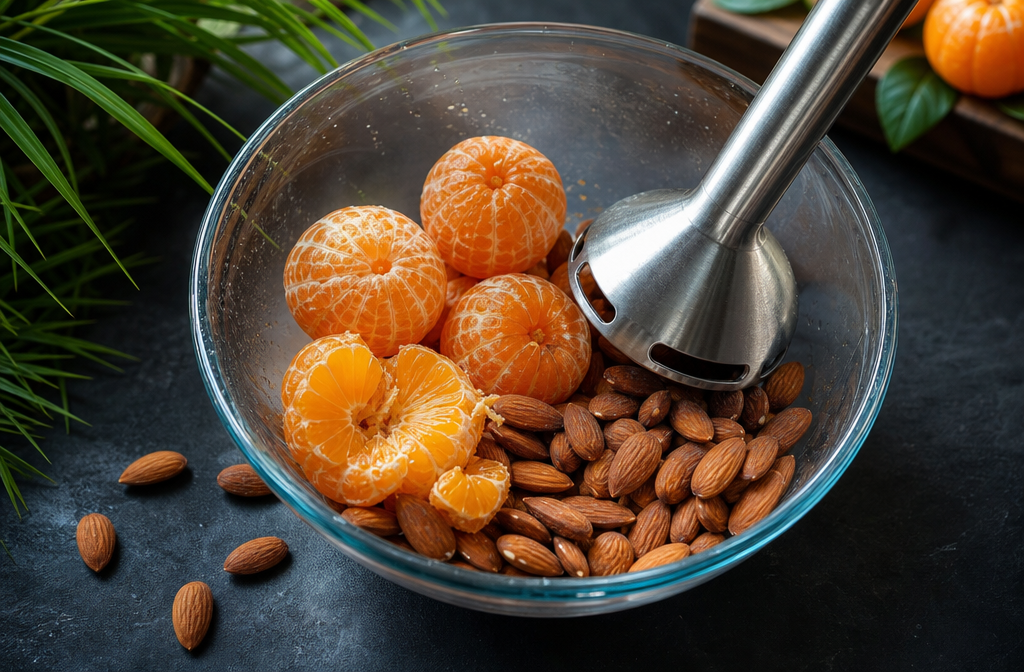 Una dolce sorpresa con mandarini e mandorle: solo 4 ingredienti e 10 minuti di magia 😍