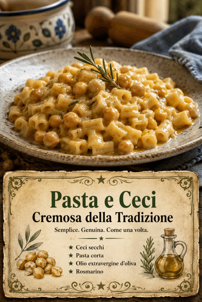 Pasta e Ceci Cremosa della Tradizione