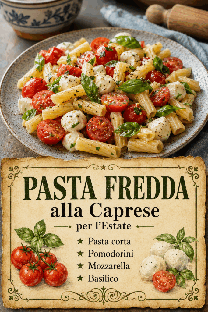 Pasta Fredda alla Caprese per l’Estate