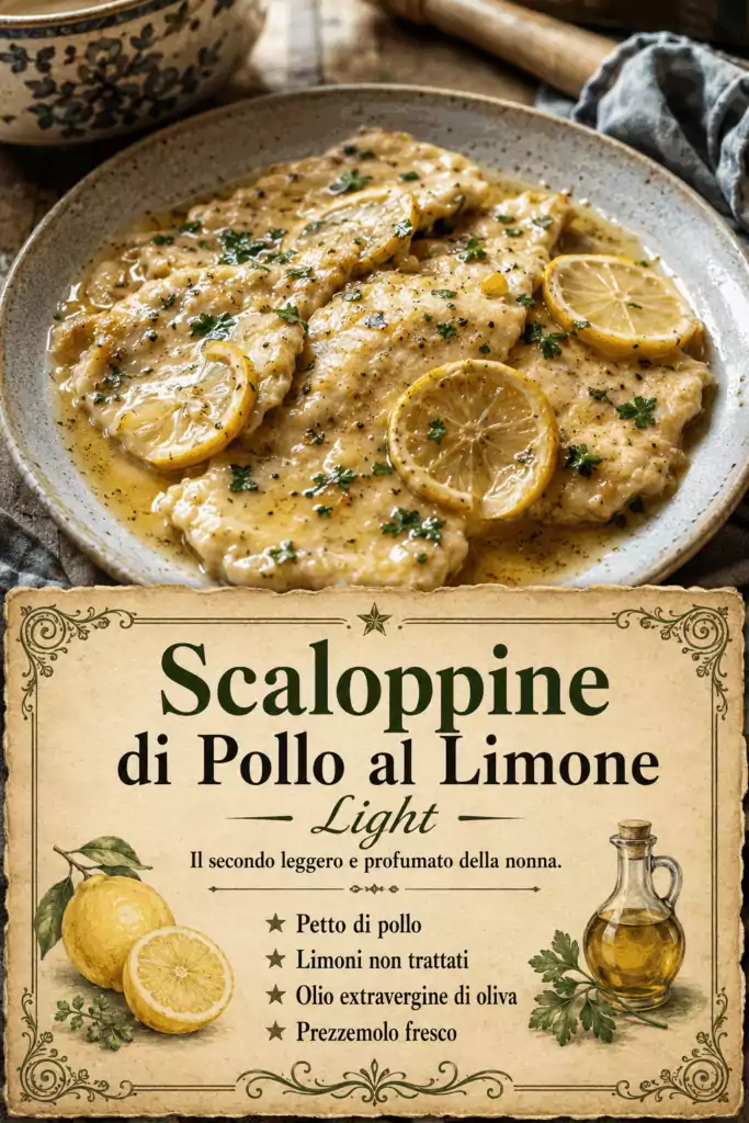 Scaloppine di Pollo al Limone Light