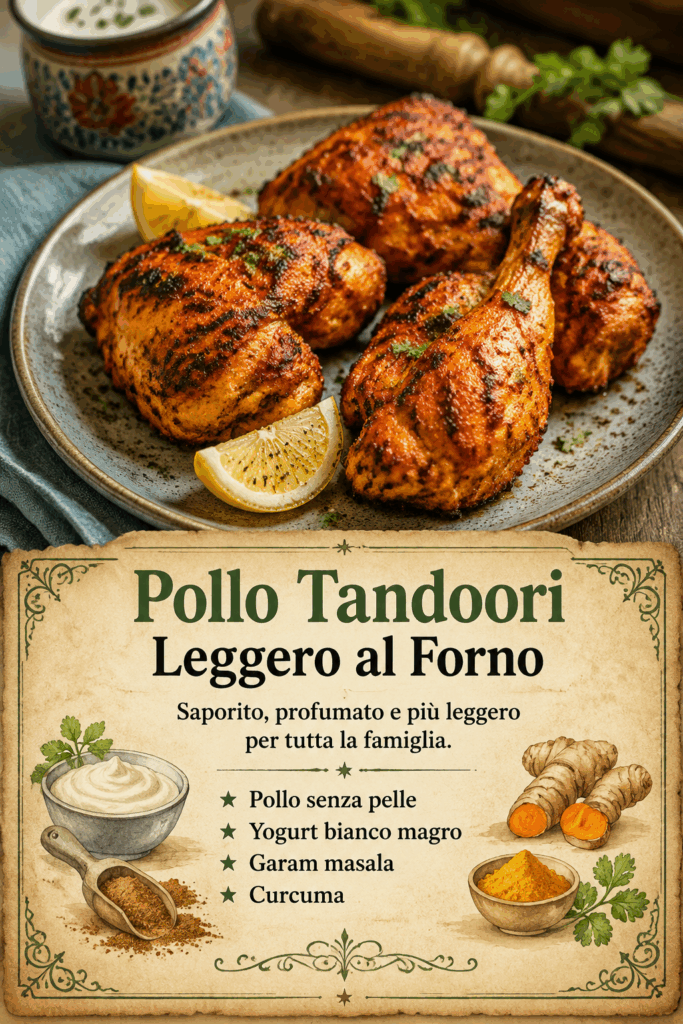 Pollo Tandoori Leggero al Forno