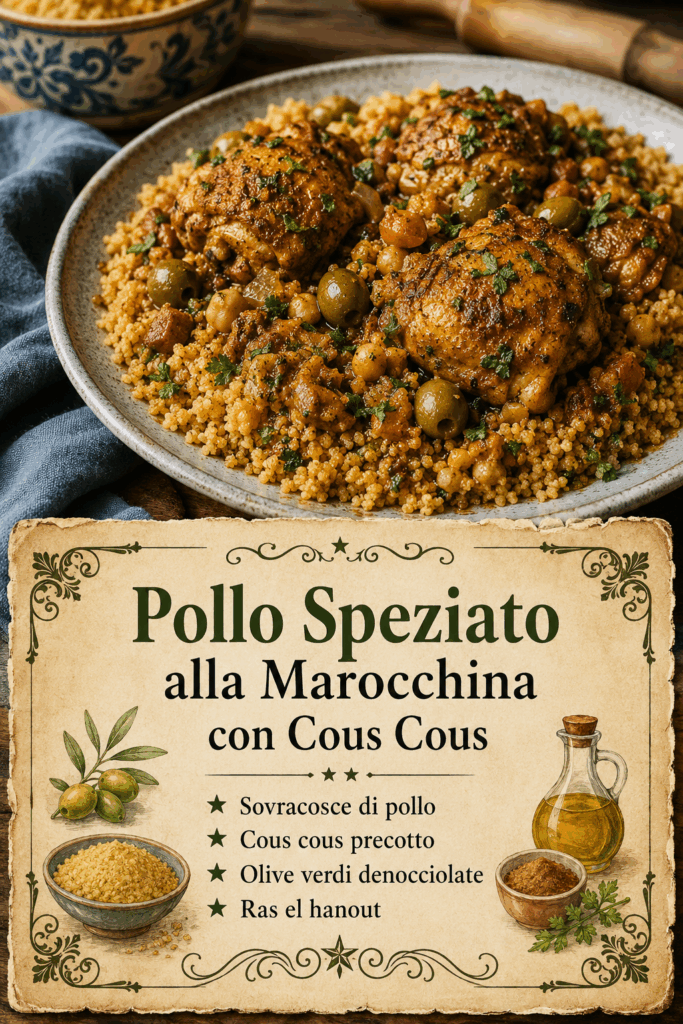 Pollo Speziato alla Marocchina con Cous Cous