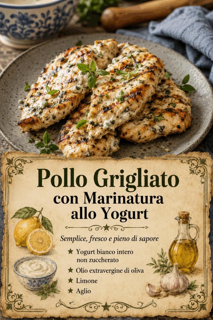 Pollo Grigliato con Marinatura allo Yogurt