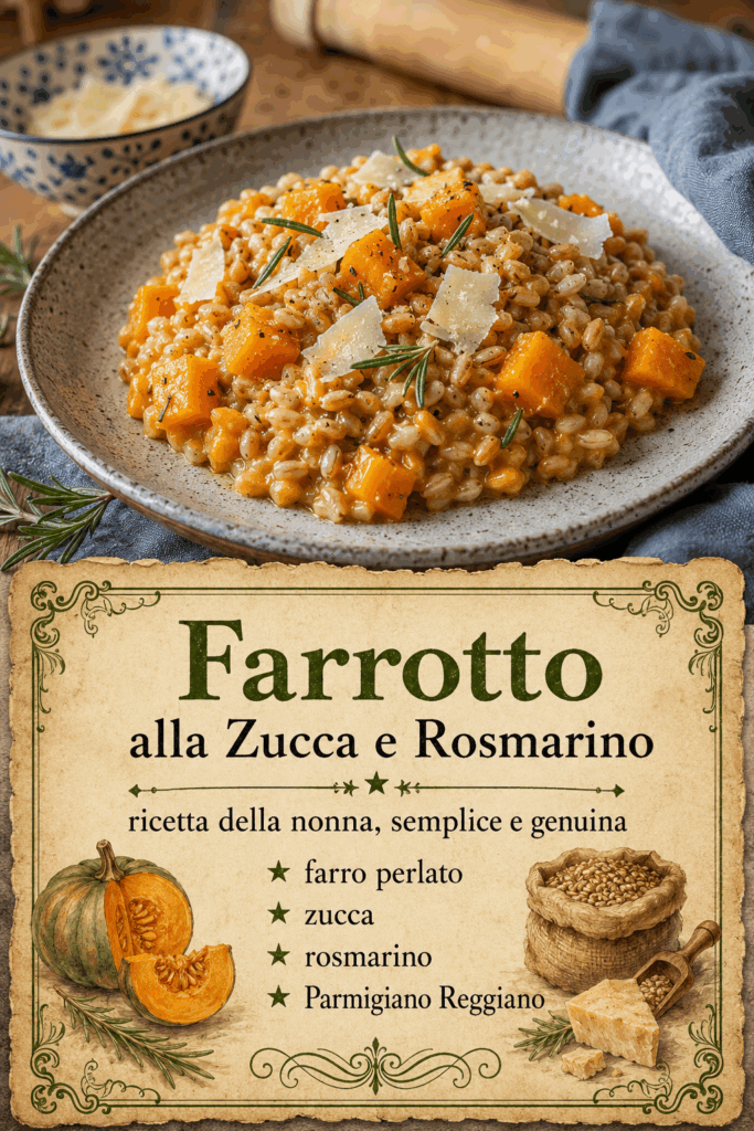 Farrotto alla Zucca e Rosmarino
