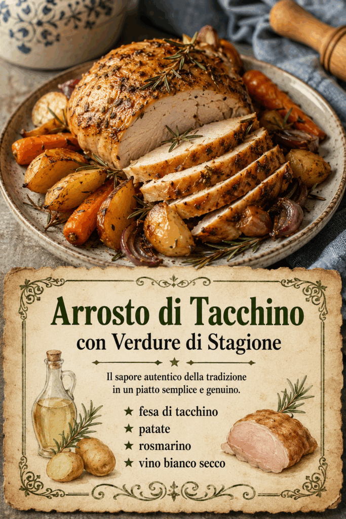 Arrosto di Tacchino con Verdure di Stagione