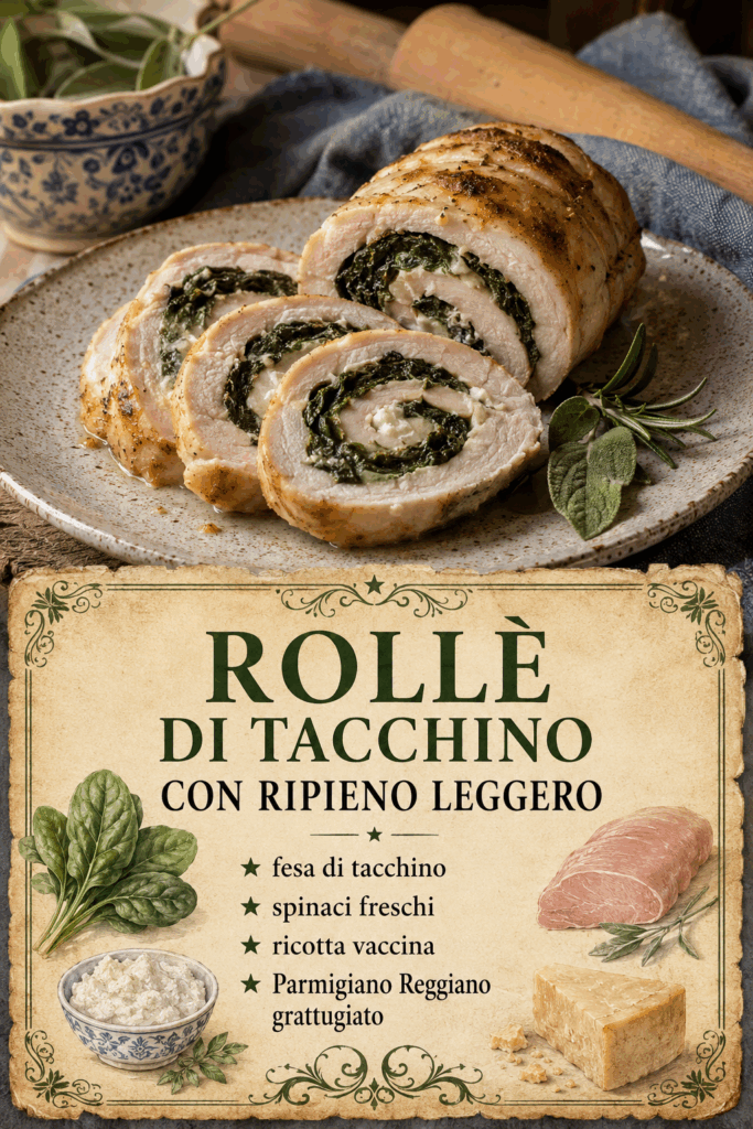 Rollè di Tacchino con Ripieno Leggero