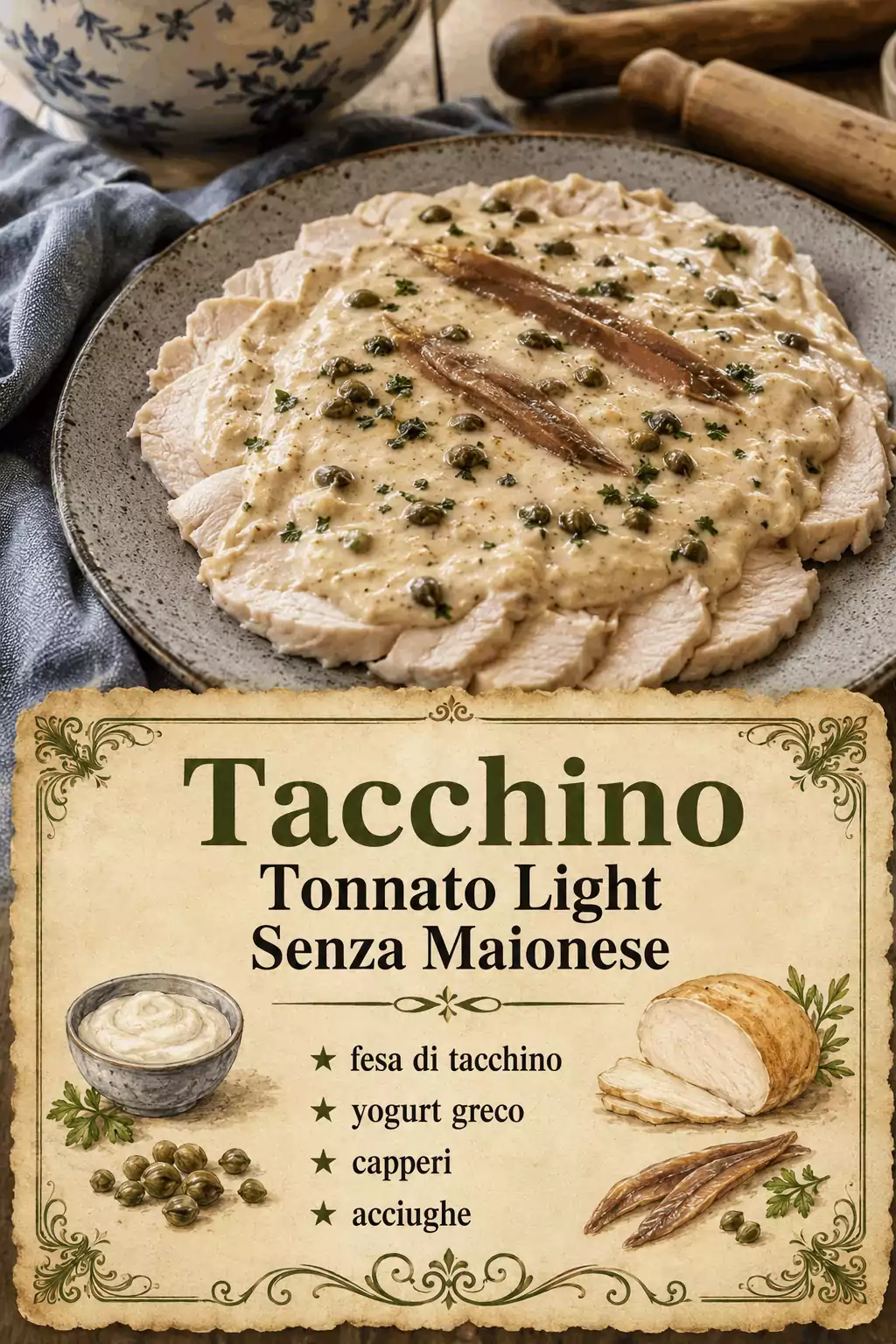 Tacchino Tonnato Light Senza Maionese