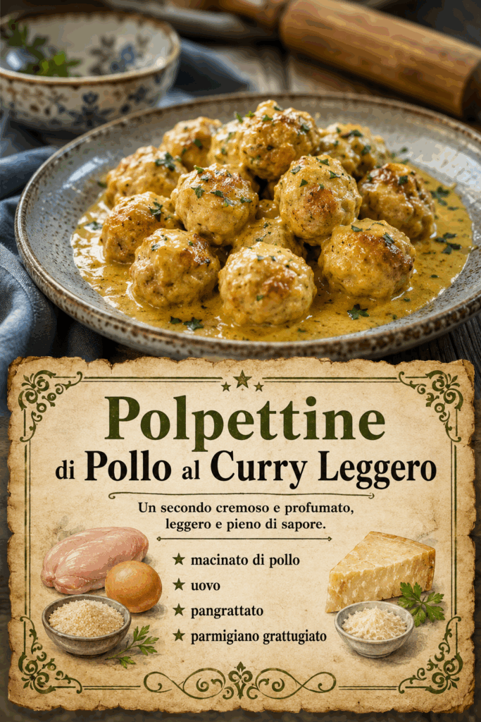 Polpettine di Pollo al Curry Leggero