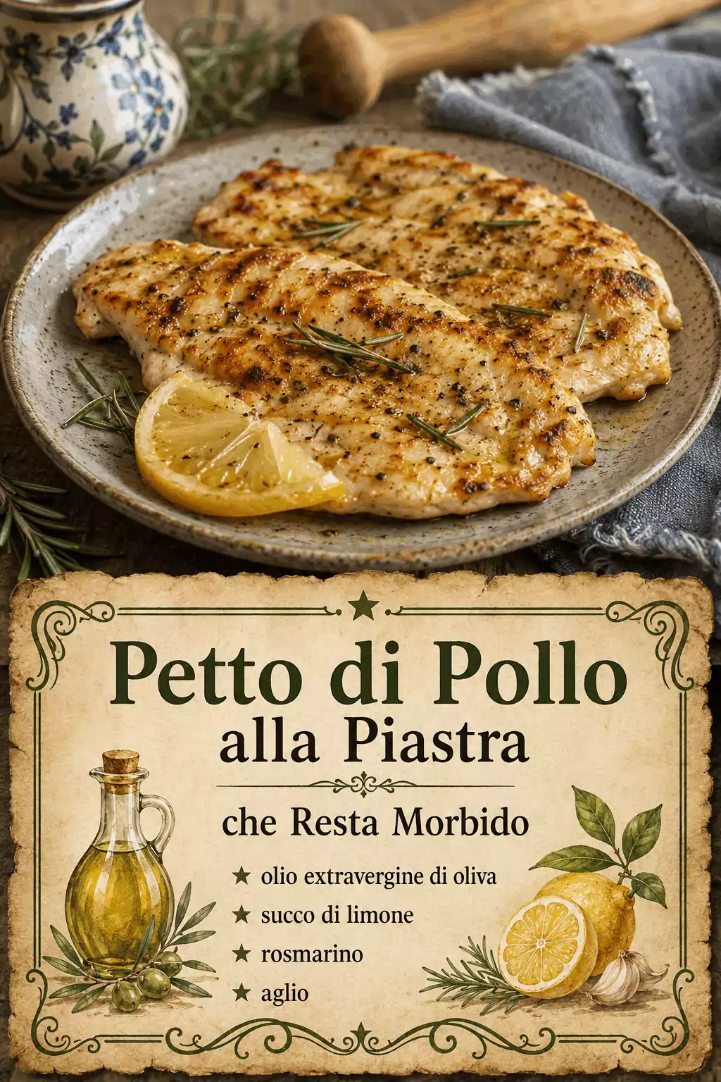 Petto di Pollo alla Piastra che Resta Morbido
