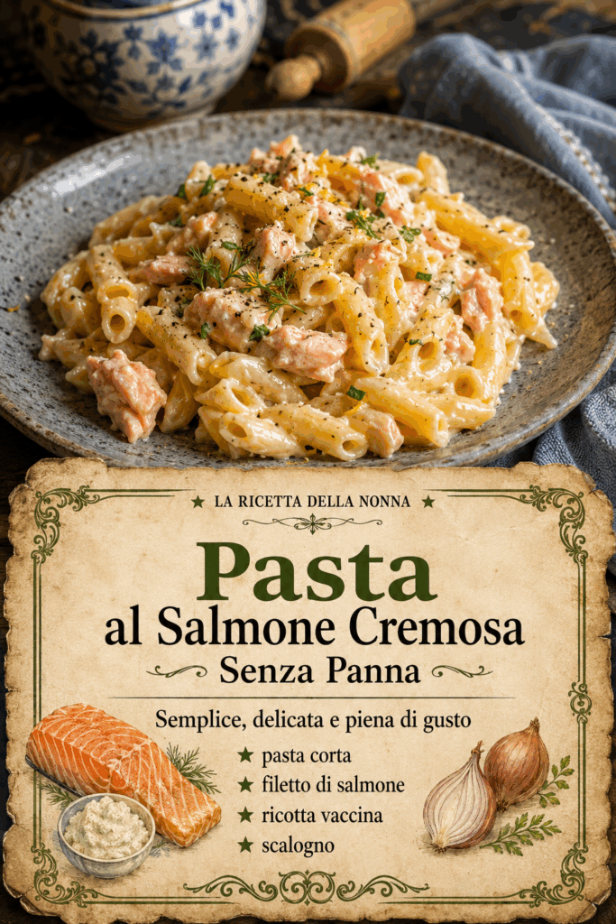 Pasta al Salmone Cremosa Senza Panna