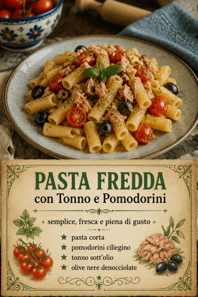 Pasta Fredda con Tonno e Pomodorini