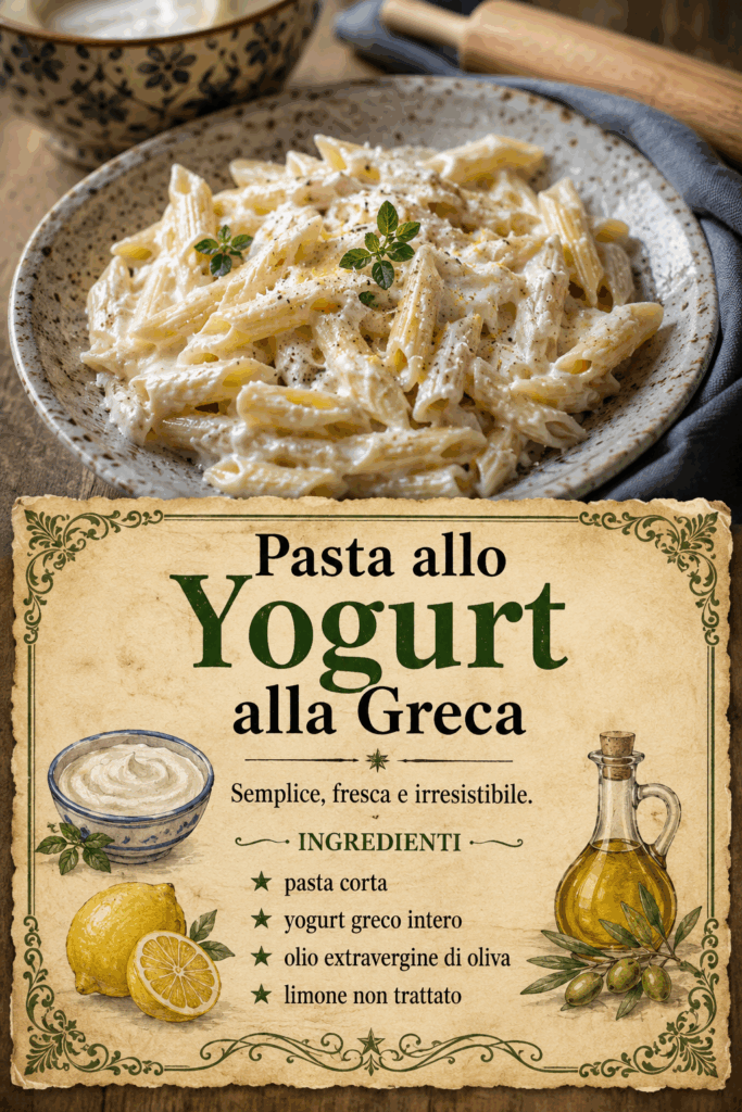 Pasta allo Yogurt alla Greca
