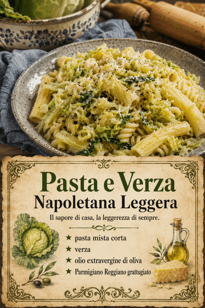 Pasta e Verza Napoletana Leggera