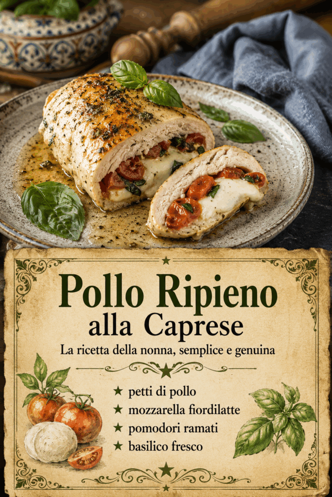 Pollo Ripieno alla Caprese