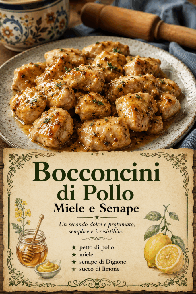 Bocconcini di Pollo Miele e Senape