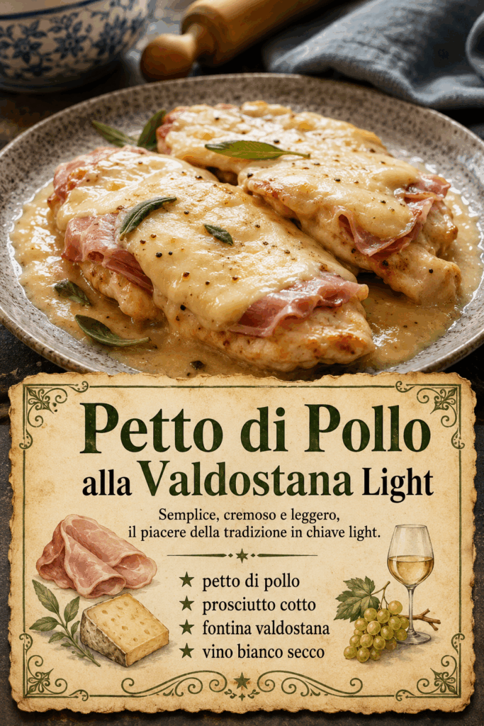Petto di Pollo alla Valdostana Light