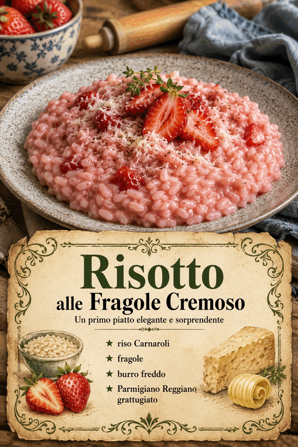 Risotto alle Fragole Cremoso