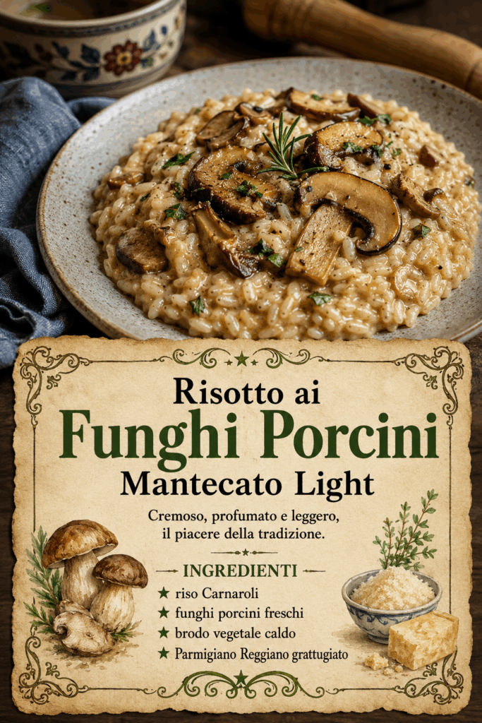 Risotto ai Funghi Porcini Mantecato Light