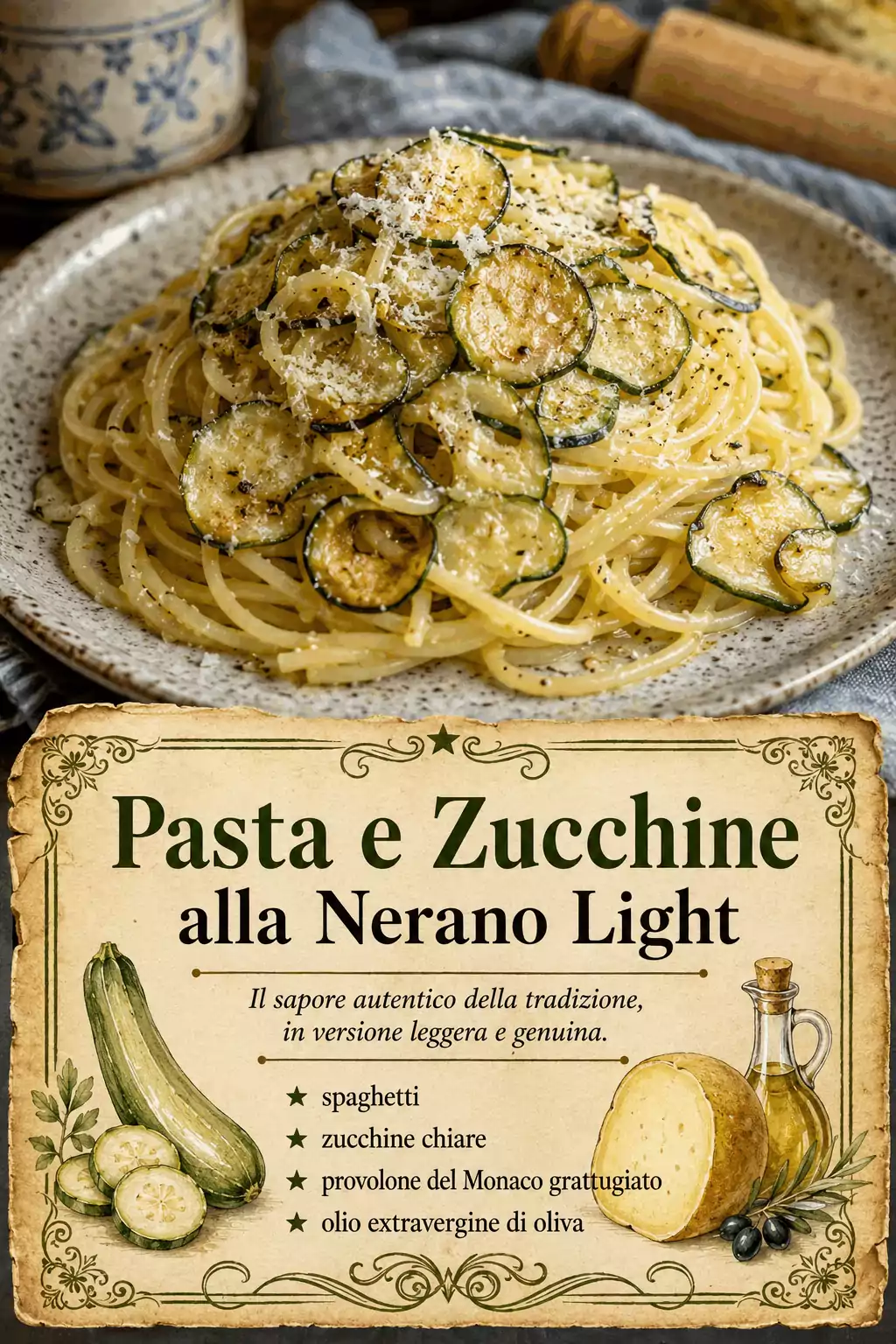 Pasta e Zucchine alla Nerano Light